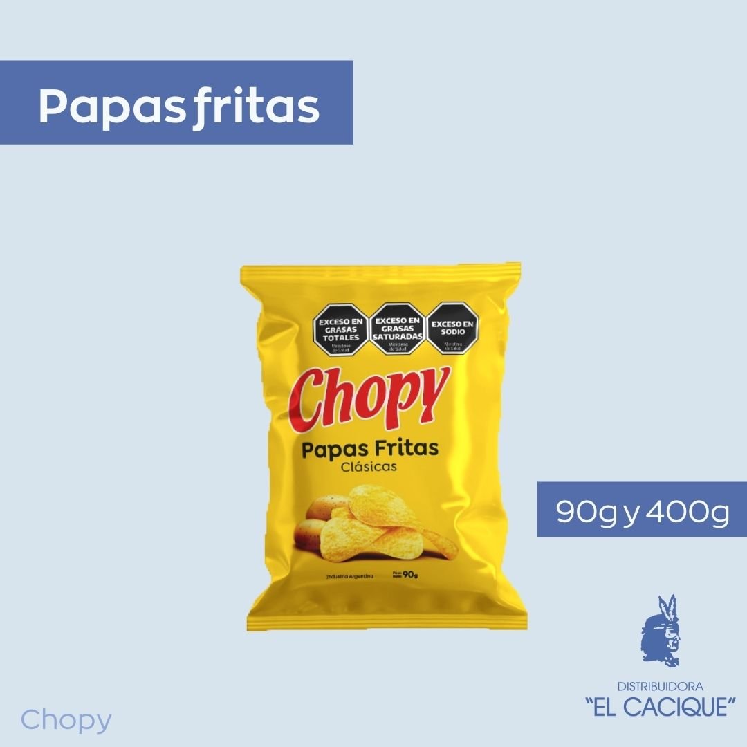 PAPAS FRITAS 12 X 80GRS. CHOPY
