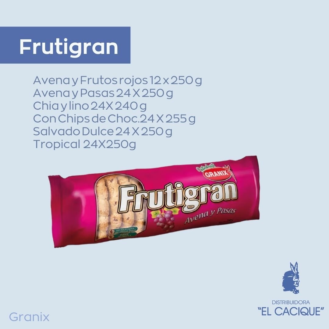 FRUTIG.Salvado Dulce 24 X 250 GRS.GRANIX