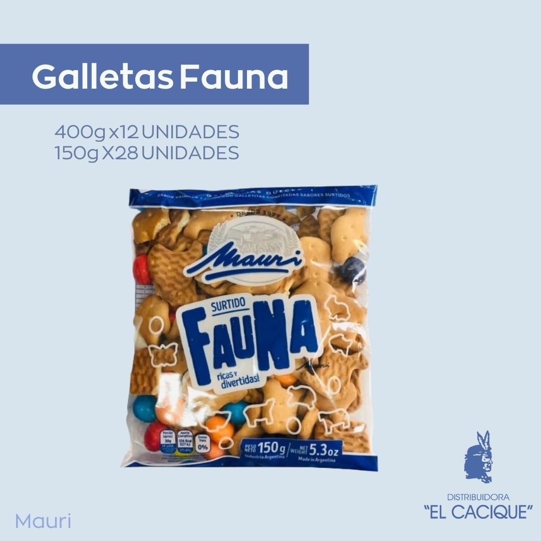 GALLET. SURT. FAUNA 12 X 400 GRS.MAURI