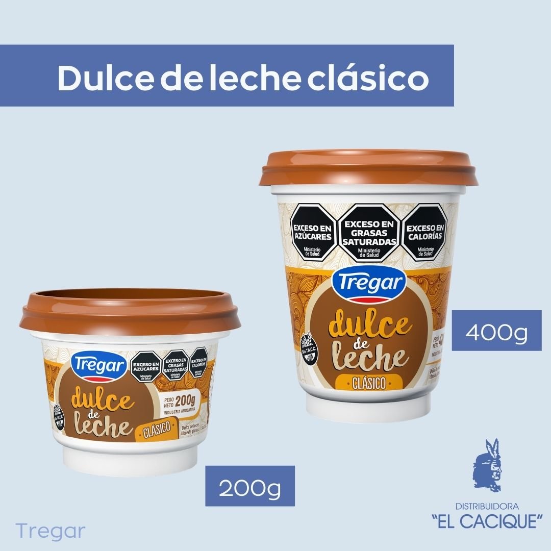 Dulce De Leche Clas. 12 X 400 Grs.TREGAR