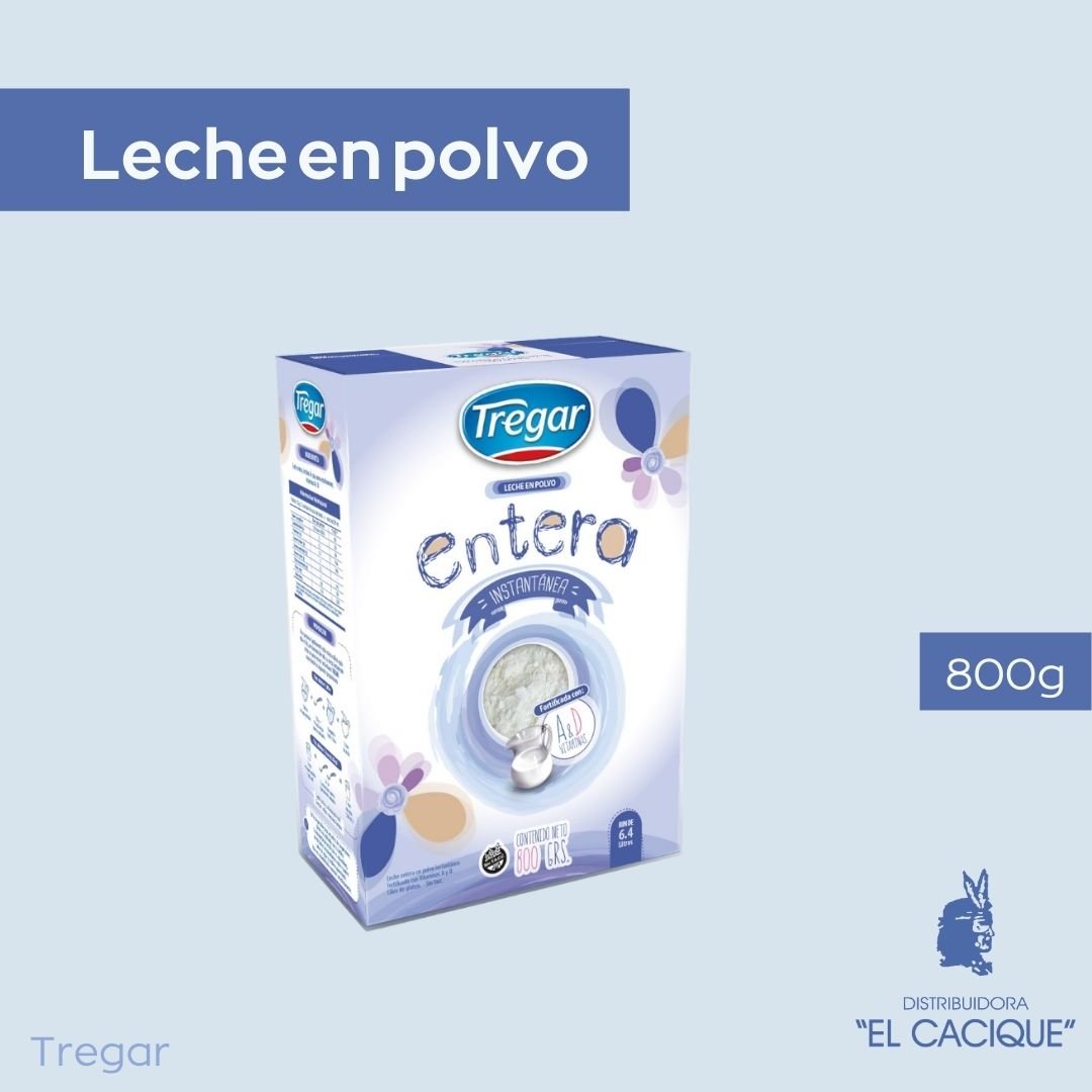 LECHE EN POLVO X 800 GRS. TREGAR