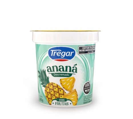 YOGUR DESC. c/fruta ANANA 18/160 gr.  TREGAR