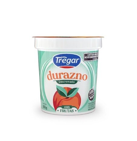YOGUR DESC. c/frutas DURAZNO 18/160 TREGAR