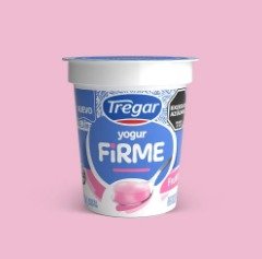 YOGUR Firme Entero Frutilla X 170 G. Tregar